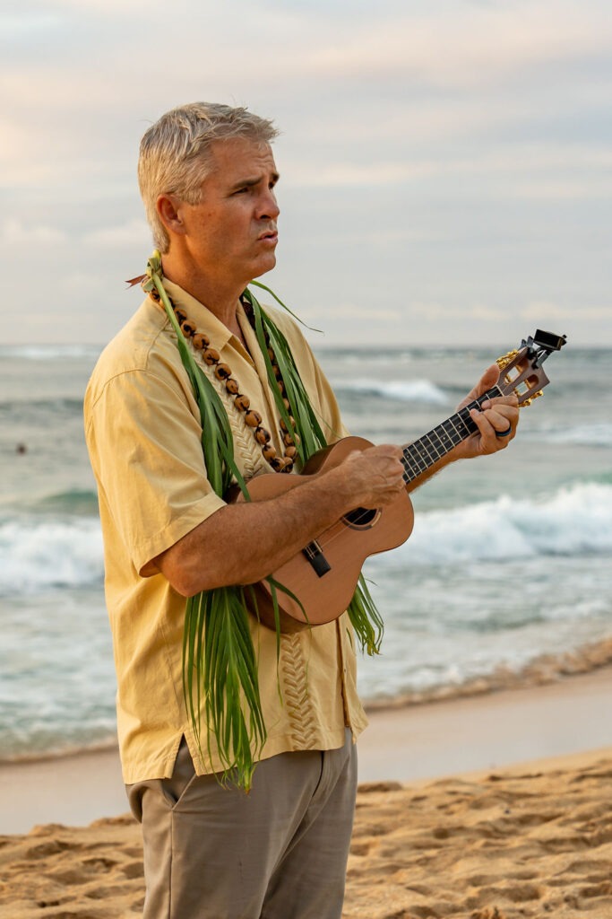 man playing guitar